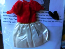 SKIPPER RED VELVET DRESS B